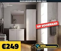 Badkamermeubel euro pack wit-Huismerk - Bouwcenter Frans Vlaeminck