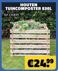 Houten tuincomposter-Huismerk - Bouwcenter Frans Vlaeminck