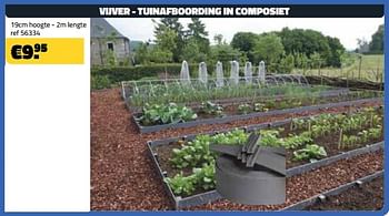 Promotions Vijver - tuinafboording in composiet - Produit maison - Bouwcenter Frans Vlaeminck - Valide de 06/05/2022 à 31/05/2022 chez Bouwcenter Frans Vlaeminck