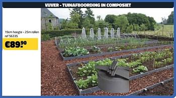 Promoties Vijver - tuinafboording in composiet - Huismerk - Bouwcenter Frans Vlaeminck - Geldig van 06/05/2022 tot 31/05/2022 bij Bouwcenter Frans Vlaeminck