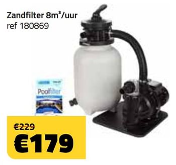 Promoties Zandfilter - Huismerk - Bouwcenter Frans Vlaeminck - Geldig van 06/05/2022 tot 31/05/2022 bij Bouwcenter Frans Vlaeminck
