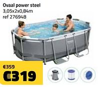Zwembaden ovaal power steel-BestWay
