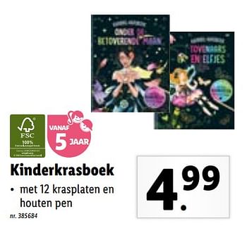 Promoties Kinderkrasboek - Huismerk - Lidl - Geldig van 16/05/2022 tot 22/05/2022 bij Lidl