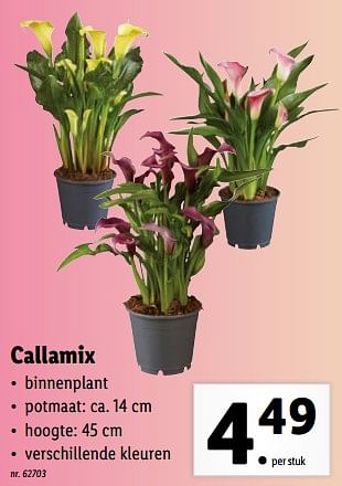 Promoties Callamix - Huismerk - Lidl - Geldig van 16/05/2022 tot 22/05/2022 bij Lidl