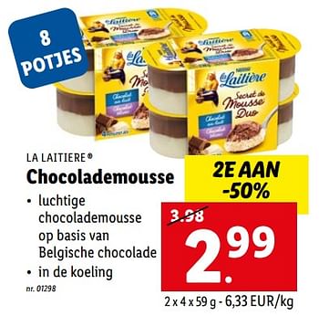 Promoties Chocolademousse - Nestlé - Geldig van 16/05/2022 tot 22/05/2022 bij Lidl