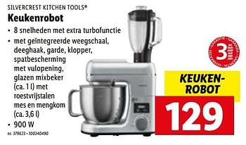 Promoties Silvercrest kitchen tools keukenrobot - SilverCrest - Geldig van 16/05/2022 tot 22/05/2022 bij Lidl
