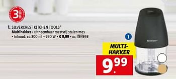 Promoties Silvercrest kitchen tools multihakker - SilverCrest - Geldig van 16/05/2022 tot 22/05/2022 bij Lidl