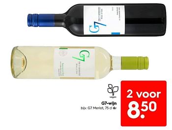 Promoties G7-wijn - Rode wijnen - Geldig van 09/05/2022 tot 15/05/2022 bij Hema