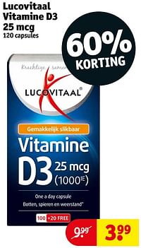 Lucovitaal vitamine d3 25 mcg-Lucovitaal