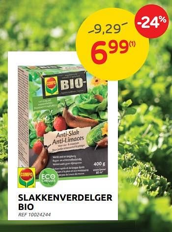 Promoties Slakkenverdelger bio - Compo - Geldig van 11/05/2022 tot 23/05/2022 bij Brico