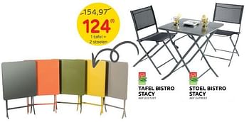 Promoties 1 tafel + 2 stoelen - Central Park - Geldig van 11/05/2022 tot 23/05/2022 bij Brico