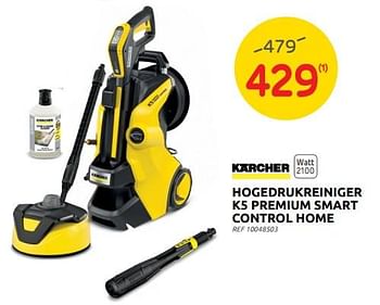 Promoties Kärcher hogedrukreiniger k5 premium smart control home - Kärcher - Geldig van 11/05/2022 tot 23/05/2022 bij Brico