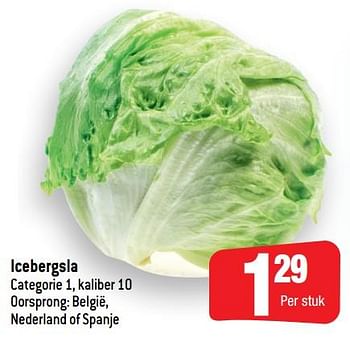 Promoties Icebergsla - Huismerk - Smatch - Geldig van 11/05/2022 tot 17/05/2022 bij Smatch
