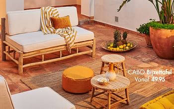 Promoties Cabo bijzettafel - Huismerk - Casa - Geldig van 09/05/2022 tot 19/06/2022 bij Casa