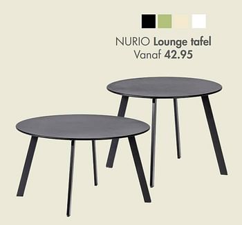 Promoties Nurio lounge tafel - Huismerk - Casa - Geldig van 09/05/2022 tot 19/06/2022 bij Casa