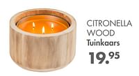 Citronella wood tuinkaars-Huismerk - Casa
