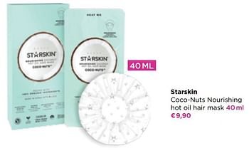 Promoties Starskin coco-nuts nourishing hot oil hair mask - Starskin - Geldig van 09/05/2022 tot 29/05/2022 bij ICI PARIS XL