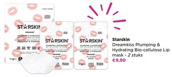 Promoties Starskin dreamkiss plumping + hydrating bio-cellulose lip mask - Starskin - Geldig van 09/05/2022 tot 29/05/2022 bij ICI PARIS XL
