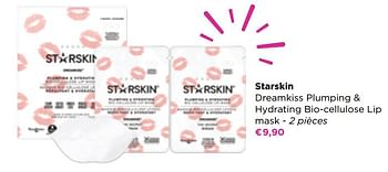 Promotions Starskin dreamkiss plumping + hydrating bio-cellulose lip mask - Starskin - Valide de 09/05/2022 à 29/05/2022 chez ICI PARIS XL