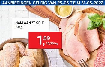 Promotions Ham aan ‘t spit - Produit maison - Alvo - Valide de 25/05/2022 à 31/05/2022 chez Alvo