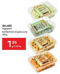 Salade vegromix komkommer of pasta curry-Vegromix