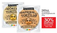 Tortilla no fairytales wortel of paprika + chili 30% korting* bij aankoop van 1 pak-No Fairytales
