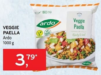 Promoties Veggie paella ardo - Ardo - Geldig van 18/05/2022 tot 31/05/2022 bij Alvo