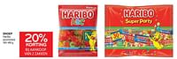 Snoep haribo 20% korting bij aankoop van 2 zakken-Haribo