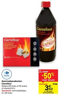 Aanmaakblokjes-Huismerk - Carrefour 
