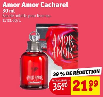 Promotions Amor amor cacharel - Cacharel - Valide de 10/05/2022 à 22/05/2022 chez Kruidvat