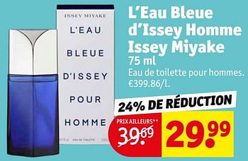 Promoties L’eau bleue d’issey homme issey miyake - Issey Miyake - Geldig van 10/05/2022 tot 22/05/2022 bij Kruidvat