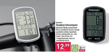 Promoties Bikemate draadloze fietscomputer - Bikemate - Geldig van 21/05/2022 tot 27/05/2022 bij Aldi