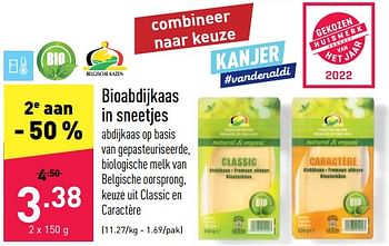 Promoties Bioabdijkaas in sneetjes - Huismerk - Aldi - Geldig van 21/05/2022 tot 27/05/2022 bij Aldi