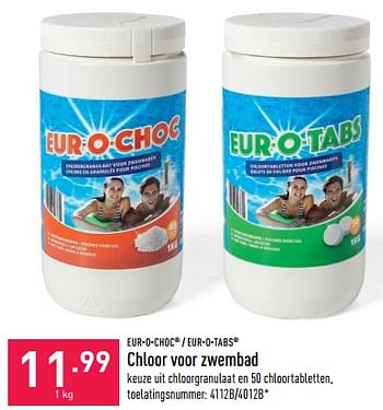 Promoties Chloor voor zwembad - Huismerk - Aldi - Geldig van 21/05/2022 tot 27/05/2022 bij Aldi