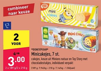 Promoties Minicakejes - Huismerk - Aldi - Geldig van 21/05/2022 tot 27/05/2022 bij Aldi