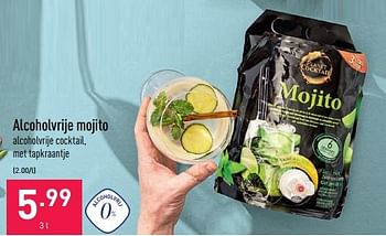 Promotions Alcoholvrije mojito - Produit maison - Aldi - Valide de 16/05/2022 à 27/05/2022 chez Aldi