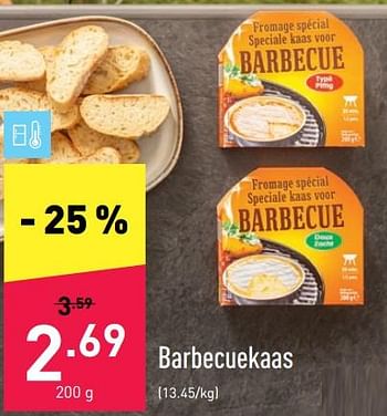 Promotions Barbecuekaas - Produit maison - Aldi - Valide de 20/05/2022 à 27/05/2022 chez Aldi