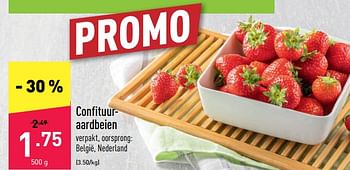 Promoties Confituuraardbeien - Huismerk - Aldi - Geldig van 16/05/2022 tot 21/05/2022 bij Aldi