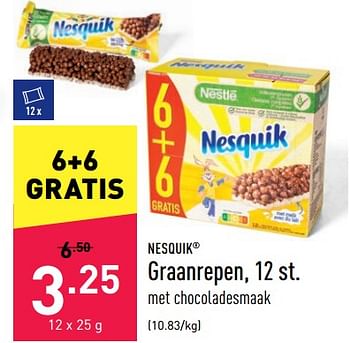Promotions Graanrepen - Nestlé - Valide de 20/05/2022 à 27/05/2022 chez Aldi