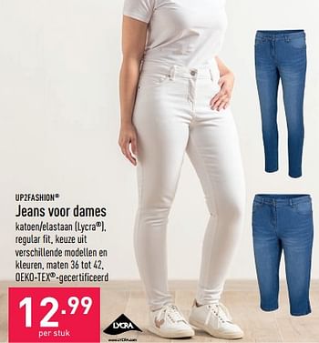 Promotions Jeans voor dames - UP2Fashion - Valide de 18/05/2022 à 27/05/2022 chez Aldi