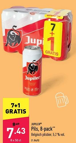 Promoties Jupiler Pils - Jupiler - Geldig van 18/05/2022 tot 27/05/2022 bij Aldi