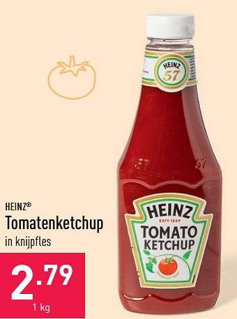 Promoties Tomatenketchup - Heinz - Geldig van 18/05/2022 tot 27/05/2022 bij Aldi