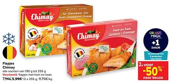 Promoties Flapjes met ham en kaas - Chimay - Geldig van 11/05/2022 tot 23/05/2022 bij Carrefour