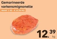 Gemarineerde varkensmignonette-Huismerk - Bon