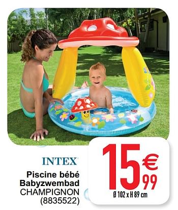 Intex Piscine Bebe Babyzwembad Champignon En Promotion Chez Cora