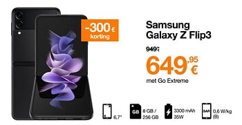 Promoties Samsung galaxy z flip3 - Samsung - Geldig van 09/05/2022 tot 22/05/2022 bij Orange