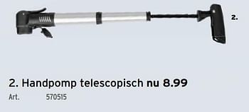Promoties Handpomp telescopisch - Dresco - Geldig van 16/05/2022 tot 24/05/2022 bij Gamma
