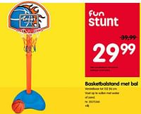 Basketbalstand met bal-Huismerk - Fun