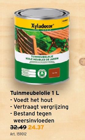 Promoties Tuinmeubelolie - Xyladecor - Geldig van 16/05/2022 tot 24/05/2022 bij Gamma