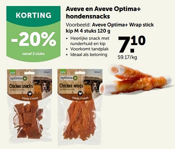 Promoties Aveve optima+ wrap stick kip - Huismerk - Aveve - Geldig van 16/05/2022 tot 28/05/2022 bij Aveve